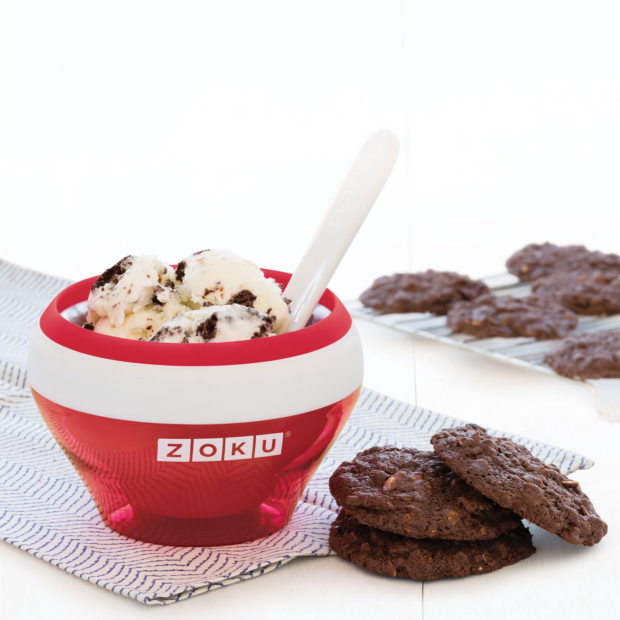 Amazon.com: ZOKU Ice Cream Maker, Compact Make and Serve Bowl with